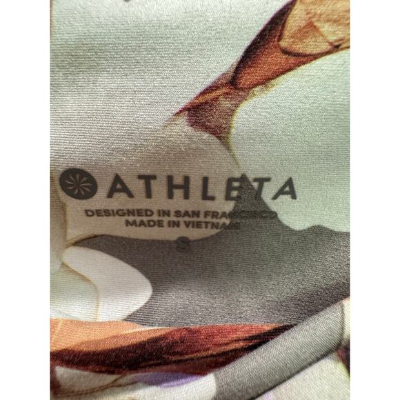 Athleta leggings size small floral gray - Picture 2 of 5